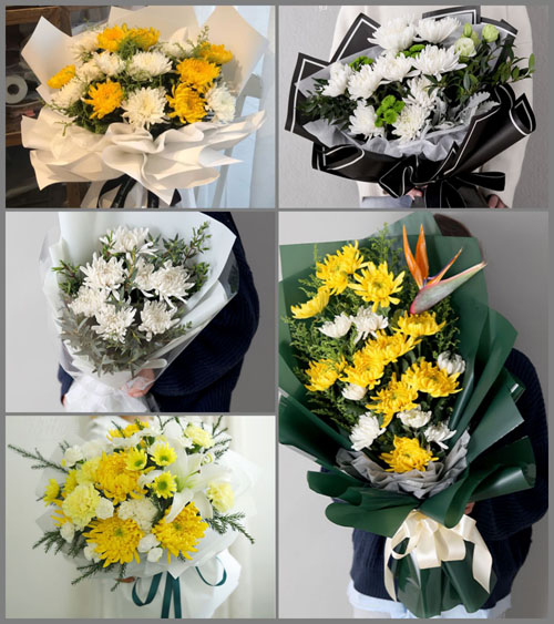 安徽亳州市蒙城县立仓镇张长营村白事花束代送